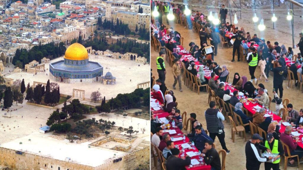 রমজানে আল-আকসা মসজিদে