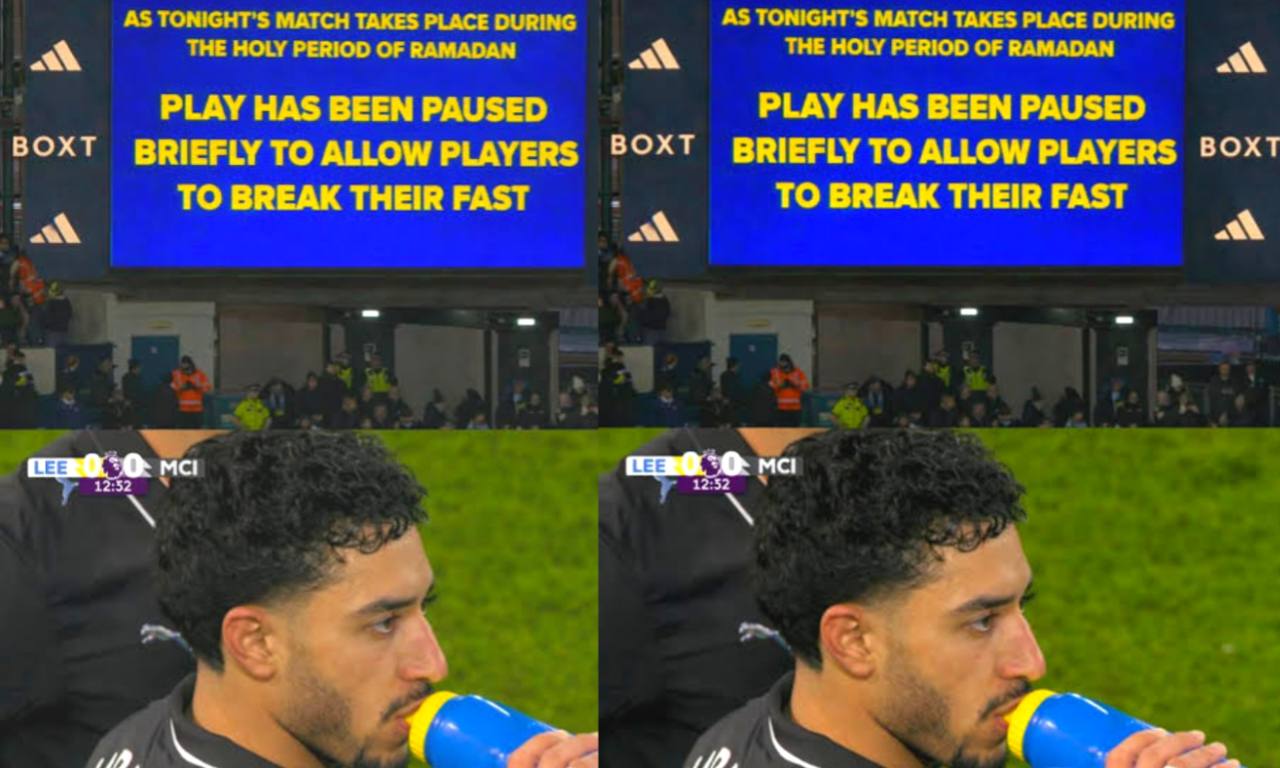 ফুটবল ম্যাচে রমজানে মুসলিম খেলোয়াড়দের ইফতার, ম্যাচ থামতেই নারাজ দর্শক