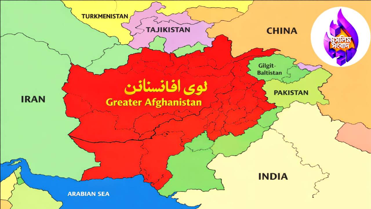 গ্রেটার আফগানিস্তান’ মানচিত্র উন্মোচন