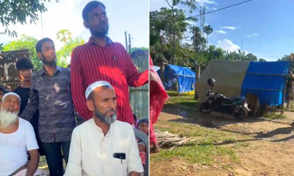 ভারতের আসামে উচ্ছেদ অভিযান